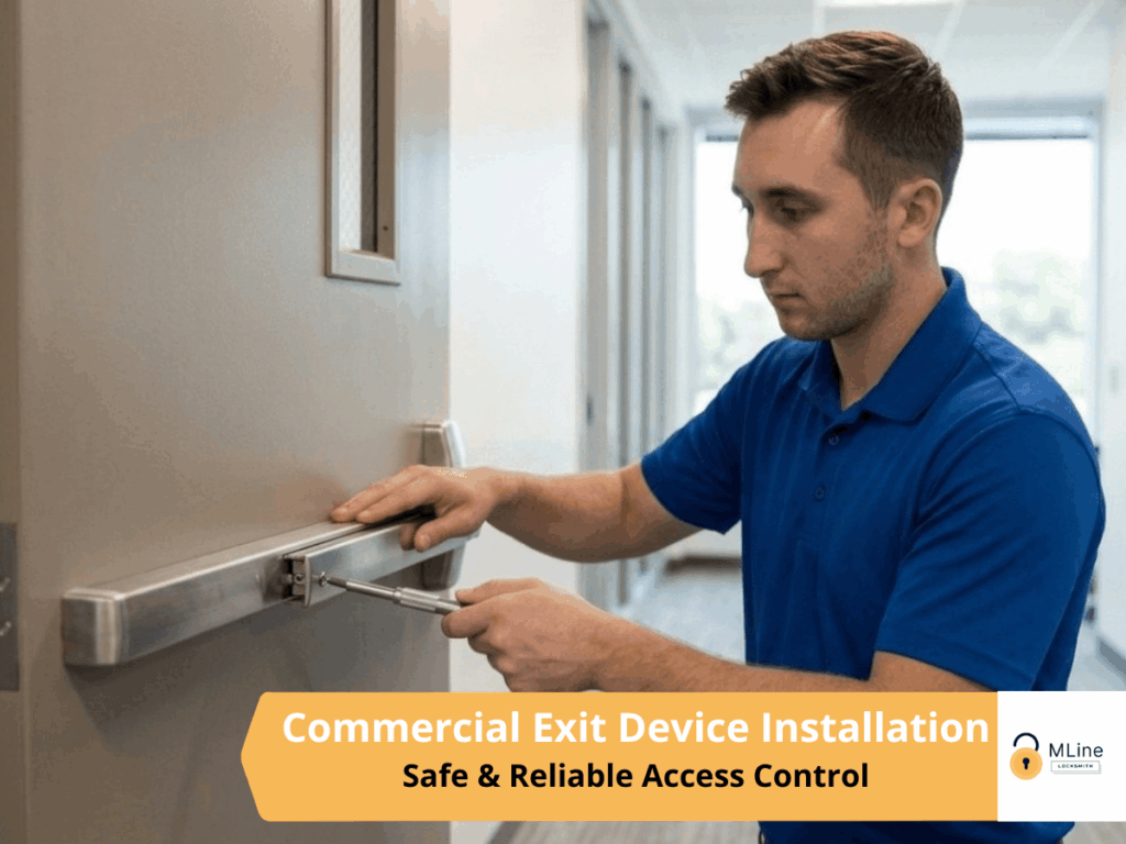 commercial exit device installation service